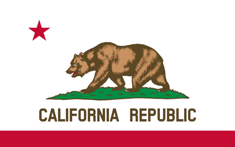 علم «جمهورية كاليفورنيا».