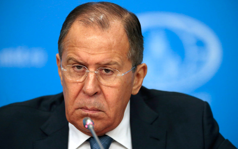 لافروف: محادثات أستانة تهدف إلى تثبيت وقف إطلاق النار. أ.ب