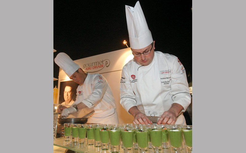 عروض الطهي من أبرز فعاليات المهرجان. أرشيفية