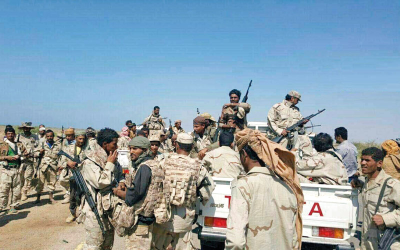 قوات الجيش اليمني تسيطر على قاعدة الدفاع الجوي جنوب شرق المخاء. الإمارات اليوم