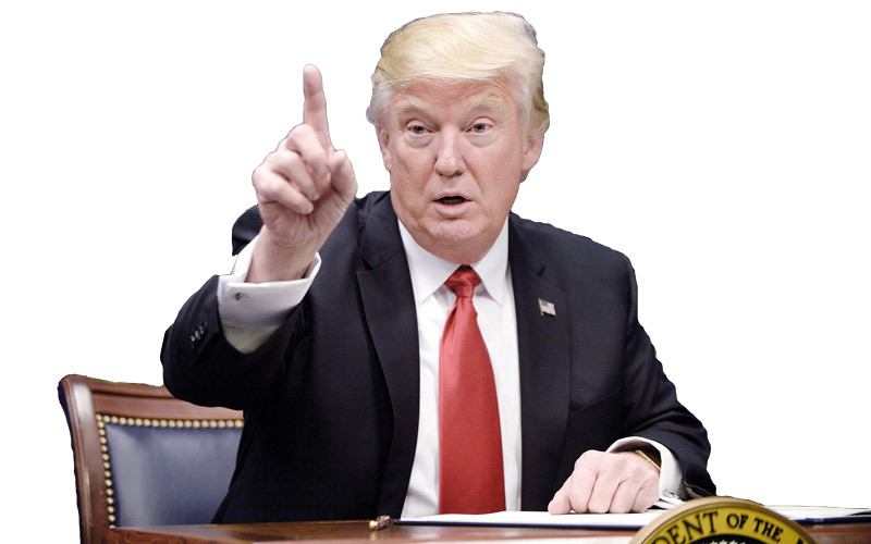 ترامب: نريد إبقاء الإرهابيين المتشدّدين خارج الولايات المتحدة. إي.بي.إيه