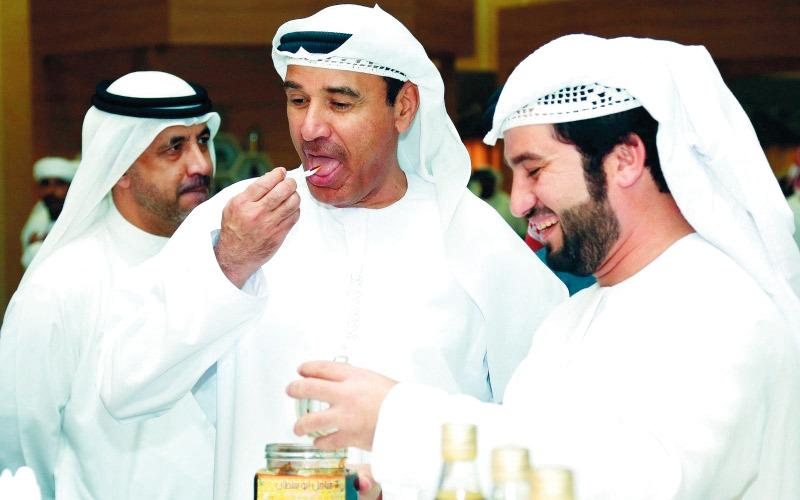 فعاليات «حتا للعسل» مستمرة حتى 4 من فبراير الجاري. من المصدر