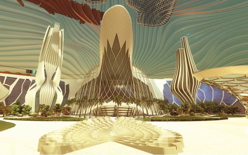 «المريخ 2117» يهدف إلى بناء أول مستوطنة بشرية على الكوكب الأحمر خلال 100 عام من خلال قيادة تحالفات علمية. أرشيفية