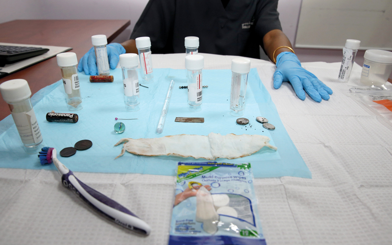 الأطفال تصدّروا قائمة المرضى الأكثر ابتلاعاً للأجسام الخطرة والغريبة.