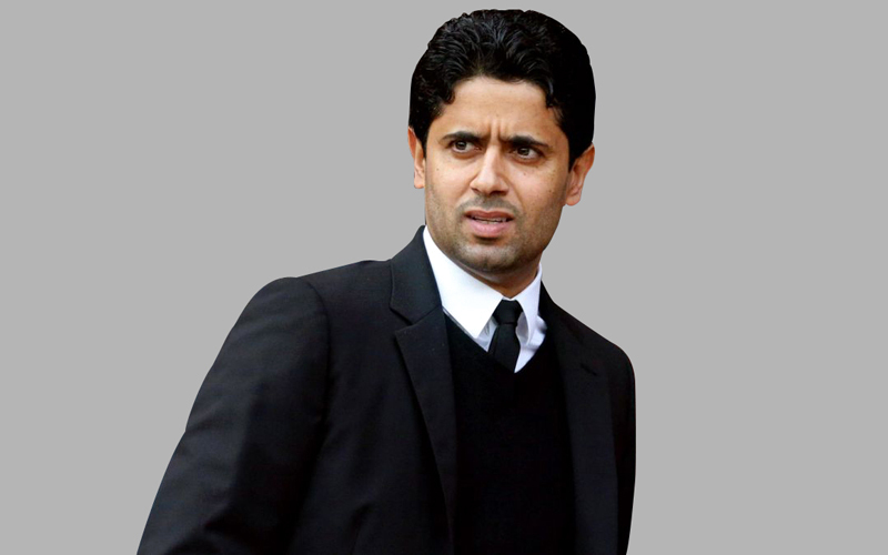 رئيس نادي باريس سان جرمان ناصر الخليفي. أرشيفية