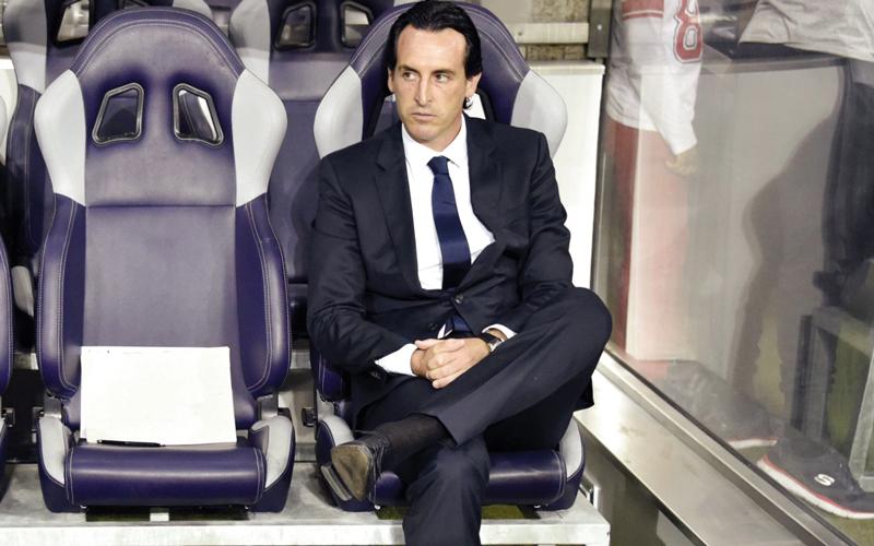 يوناي إيمري فشل في المهمة التي تم التعاقد معه من أجلها في سان جرمان. أرشيفية