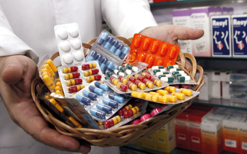 أدوية السكري والقلب الأكثر استهلاكاً في دبي. تصوير: أسامة أبوغانم
