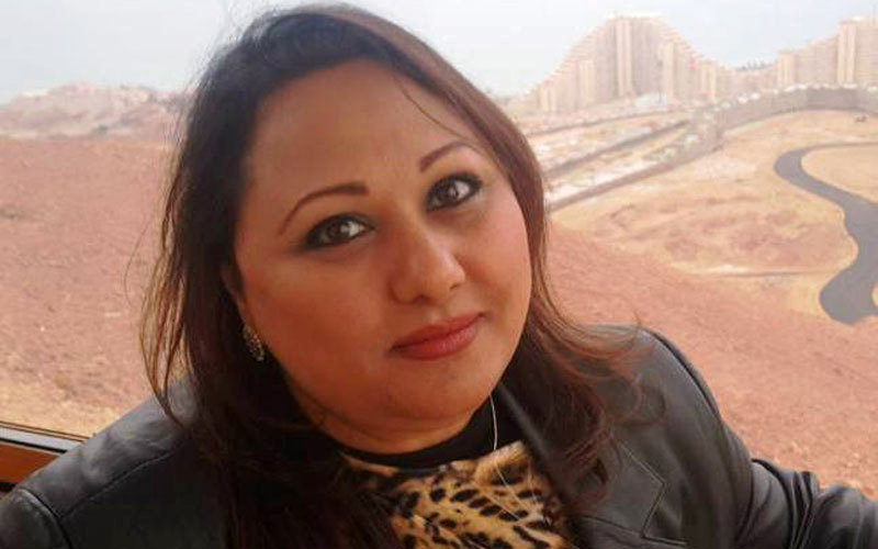 حنان فكري عضو المجلس السابق لنقابة الصحافيين. أرشيفية