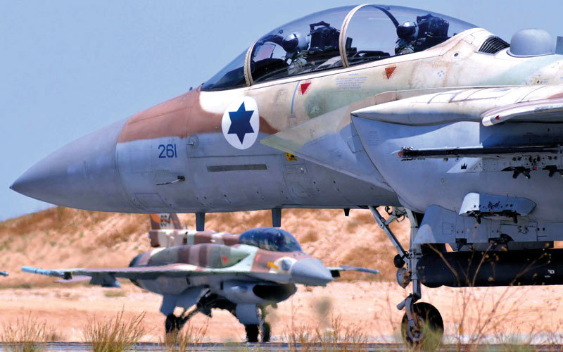 الدفاعات السورية بدت عاجزة أمام المقاتلات الإسرائيلية.  أرشيفية