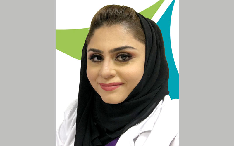 الدكتورة ندى الملا : أخصائي طب الأسرة مدير الشؤون الطبية في مركز البرشاء.