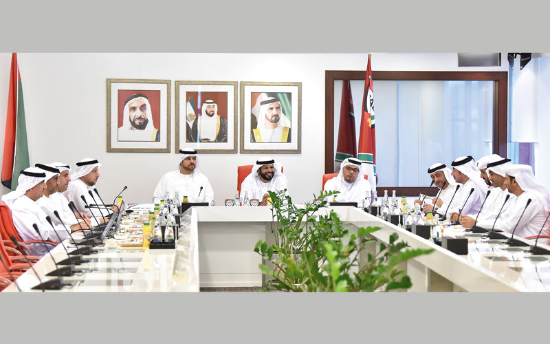 ن غليطة خلال ترؤسه اجتماع مجلس إدارة اتحاد كرة القدم.
من المصدر