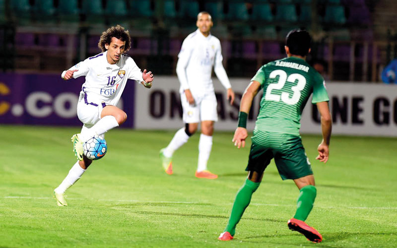 العين فاز على ذوب آهن الإيراني 3-صفر. من المصدر