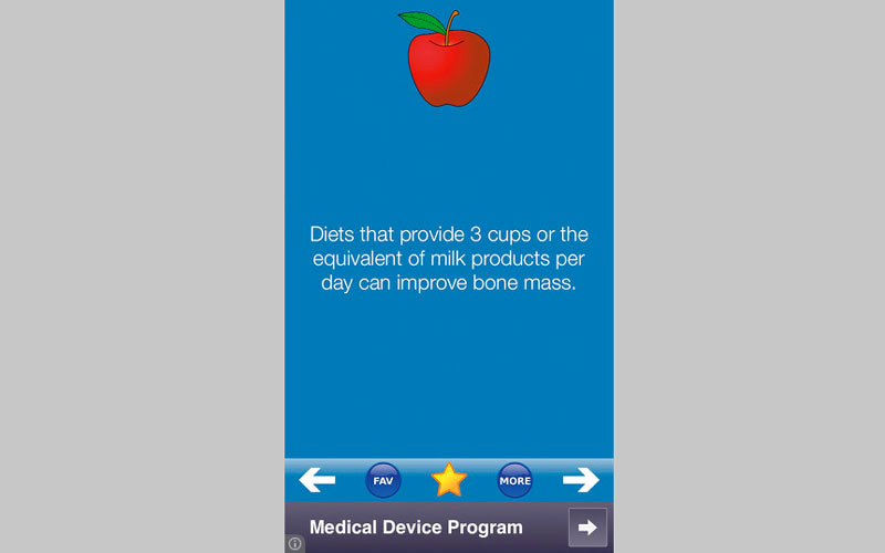 التطبيق يتيح حفظ النصائح التي يفضلها المستخدم في قائمة خاصة. من المصدر