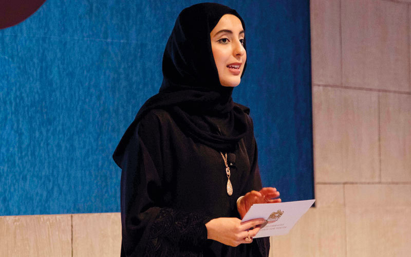 شما المزروعي: الشباب العربي يتحمل مسؤولية صناعة مستقبل أفضل للمنطقة.