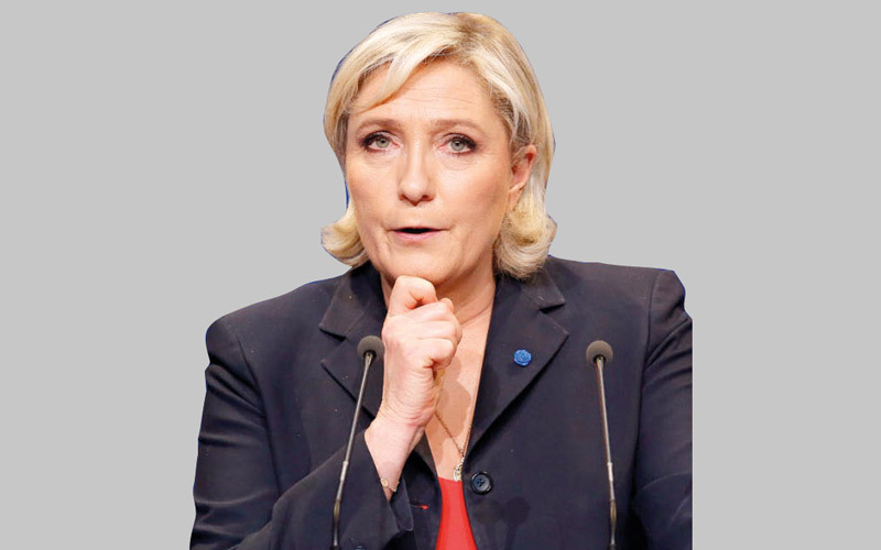 مارين عملت على تحسين صورة الحزب فبات أقرب للوصول إلى الحكم. رويترز