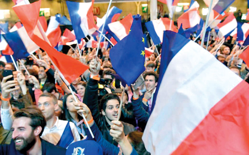التوقعات تشير إلى أن مارين لوبان ستحصل على 40% من الأصوات في الجولة الثانية من الانتخابات الفرنسية المقررة غداً. أرشيفية