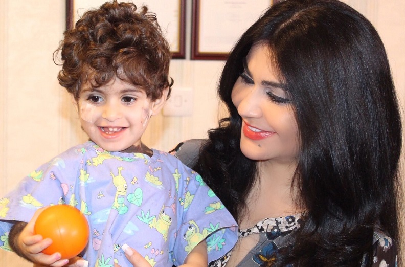 الدكتورة جيهان عبدالقادر مع الين