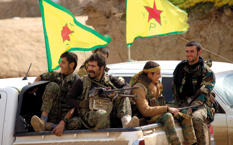 واشنطن تعتقد أن القوات الكردية طرف موثوق.  أرشيفية