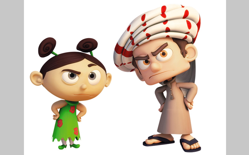 “شعبية الكرتون 12” تأليف وإخراج: حيدر محمد مع نخبة من المبدعين الشباب.