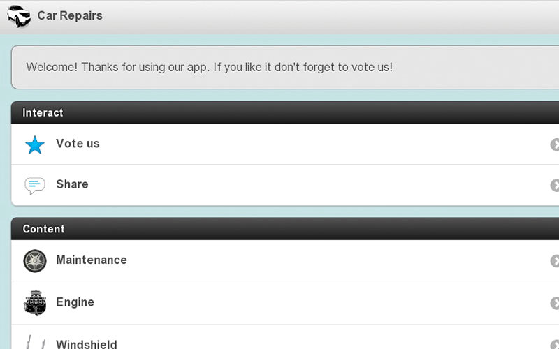 التطبيق لا يحدد نوعاً معيناً من السيارات أو الطرز. من المصدر