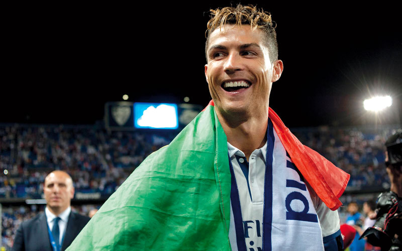 «الدون» البرتغالي كريستيانو رونالدو يزهو من جديد بلقب الدوري الإسباني. أ.ف.ب