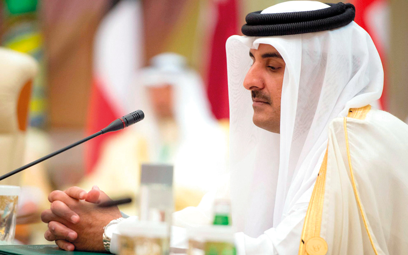 تميم بن حمد: &laquo;حماس&raquo; الممثل الشرعي للشعب الفلسطيني. إي.بي.إيه