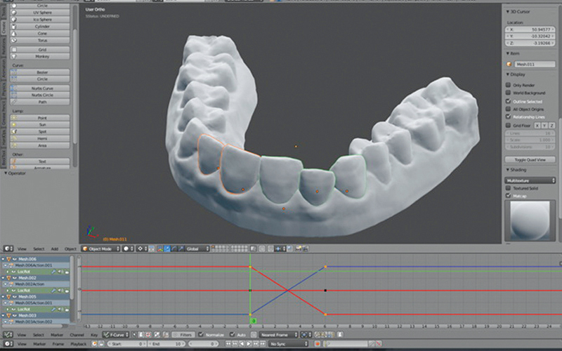 القالب الذي صنعه دودلي تم طباعته باستخدام طابعة ثلاثية الابعاد. من المصدر